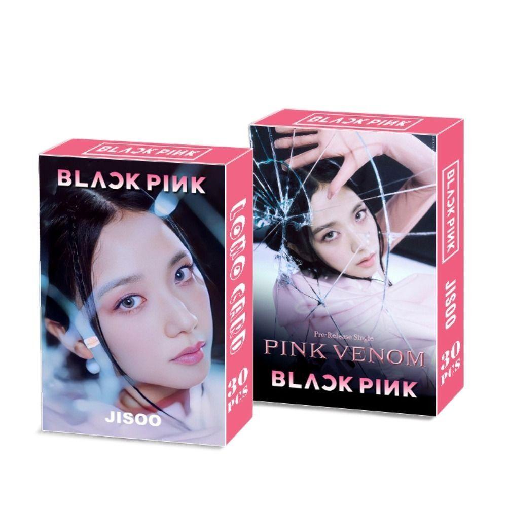 Set Kartu Lomo Agustina Blink Treasure Card Set Korea Fashion Cewek Grup Album Card Collector Card Born Pink World Tour Idol Cetak Foto HD Kartu JISOO ROSE Lomo Card