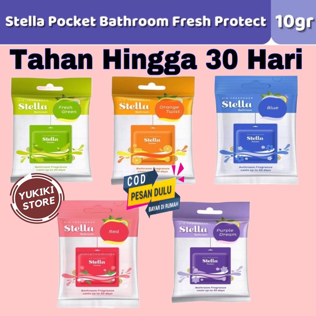 Pengharum Ruangan Kamar Mandi Stella Pocket Air Freshener Bathroom Fragrance