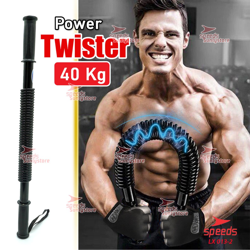 SPEEDS Power Twister Power Bender 40kg alat Fitness Pembentuk Otot Dada 013-2