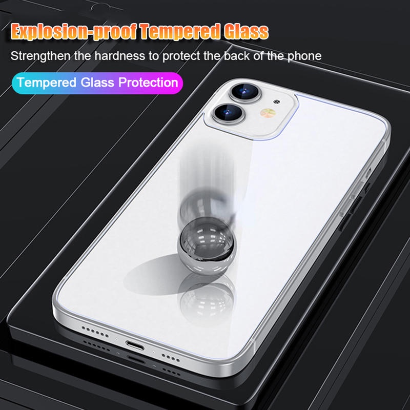 Tempered Glass Untuk iPhone 11 Pro XS MAX X XR 78 Plus Pelindung Layar Untuk Iphone5 5S SE 2020 2022 2016 Aksesoris Film Depan Belakang