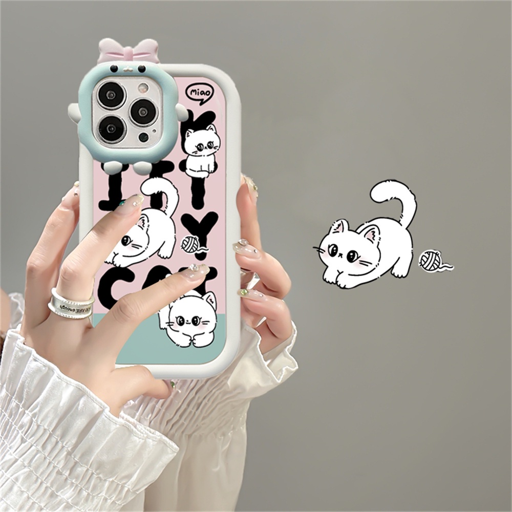 Casing Kartun Redmi Note 11 Pro Note 11S 10C 10A 10 9C 9A 9T 9 Note10 5G 10s Note9 Note8 Poco X3 NFC M3 Cute Cats and Dogs Phone Case Cover