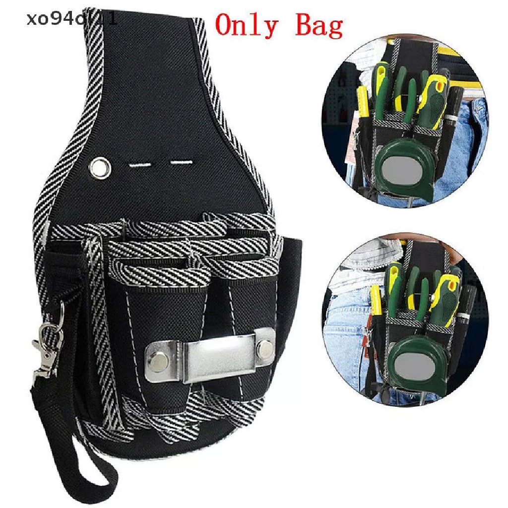 Xo Electrician Waist Pocket Tool Belt Kantong Tas Obeng Kit Holder Case Cal  Ol