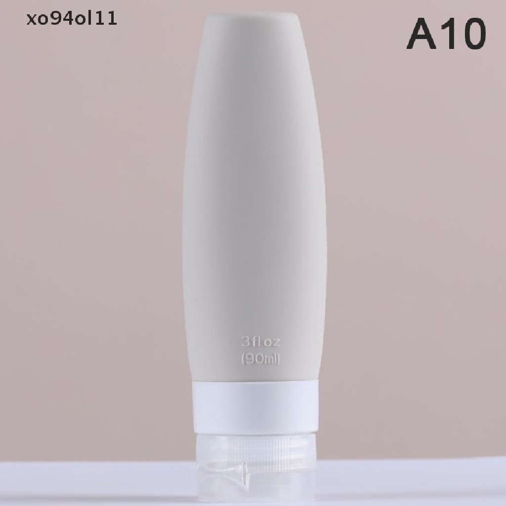 Xo 1pc 60/90ML Silikon Botol Isi Ulang Kosong Travel Portable Packing Press OL