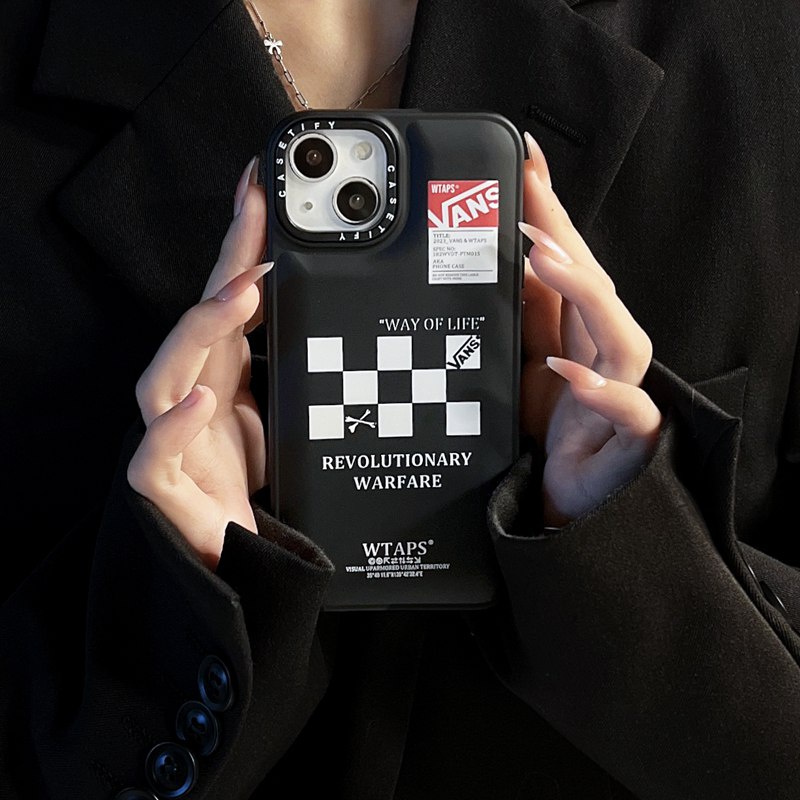 Resistant Skin Feel Liquid Silicone Soft Case IPhone X XR XS Max 11 12 13 14 Pro Max Black WTAPS Champion