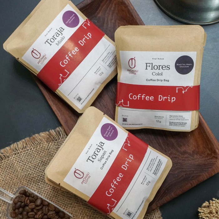 

BISA COD Anomali Coffee - Coffee Drip Package 5 Pcs /KOPI EUBE/KOPI KAPAL API/KOPIBUBUK/KOPI