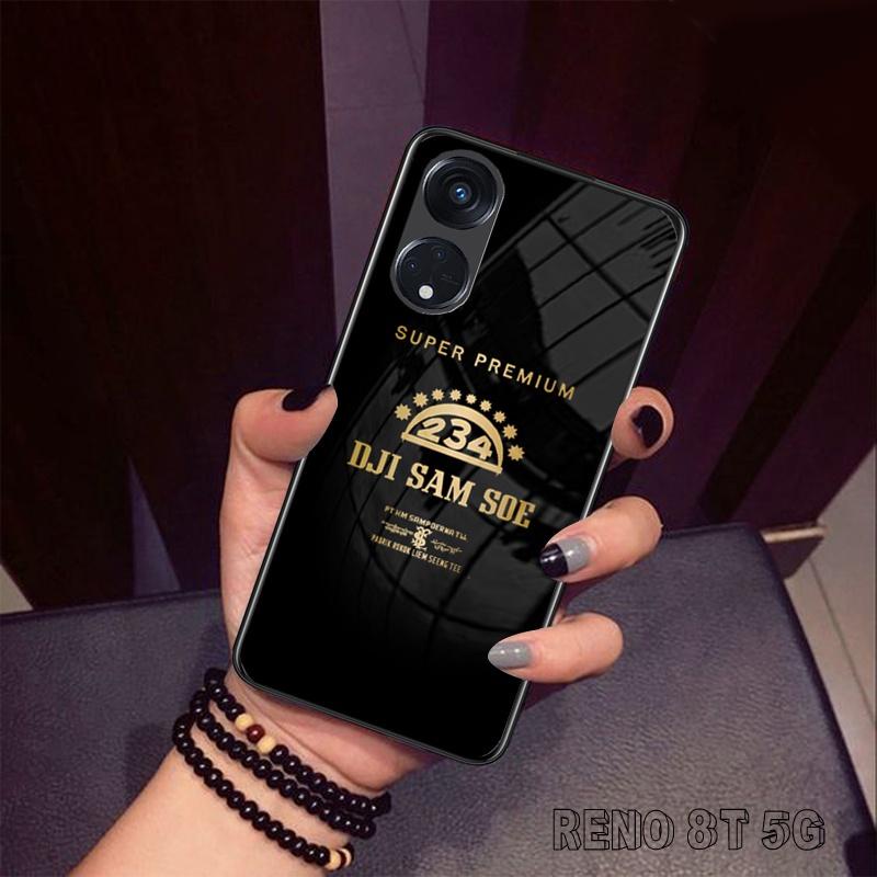 Premium-Case-ID Legend Shop Softcase Kaca mewah for Oppo Reno 8T 5G/4G Terbaru LS16 Softcase Oppo Re