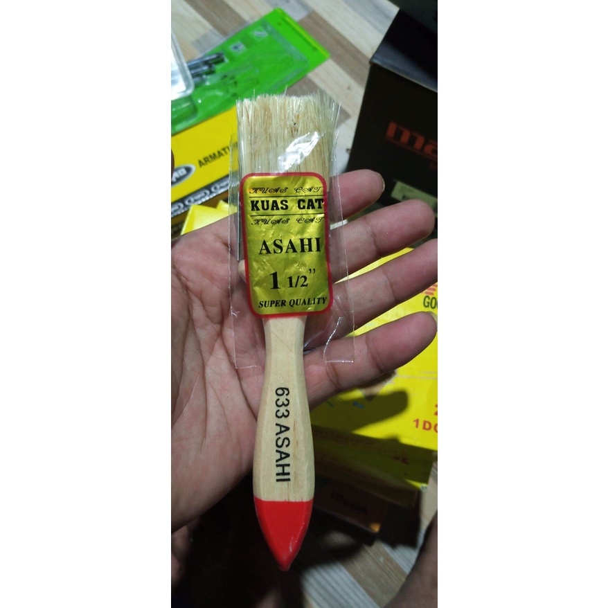 

Kuat cat tembok 1 ½ inch Asahi