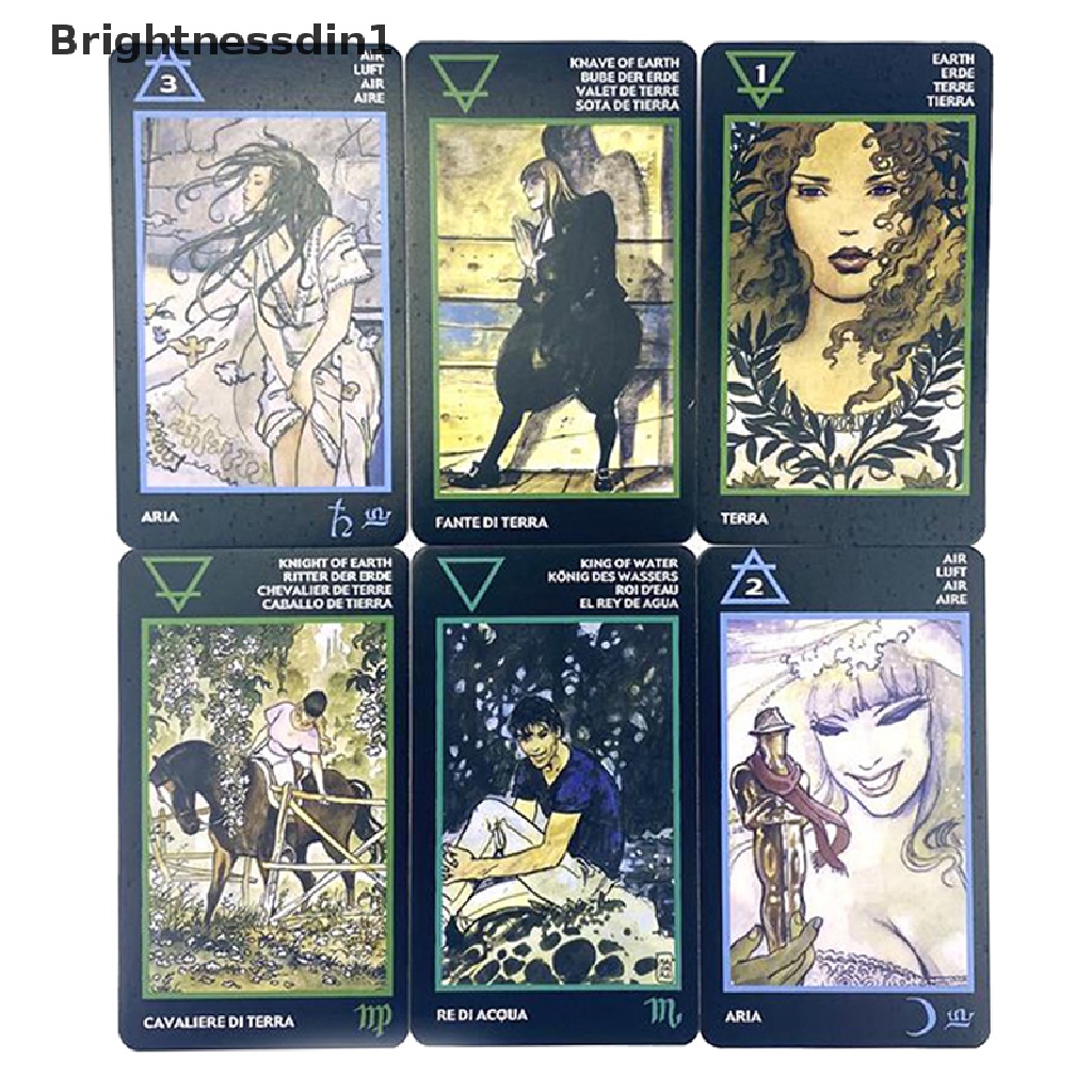 [Brightnessdin1] Besi Kotak Manara Kartu Oracle Tarot Fate Ramalan Deck Party Board Game w/Butik Manual