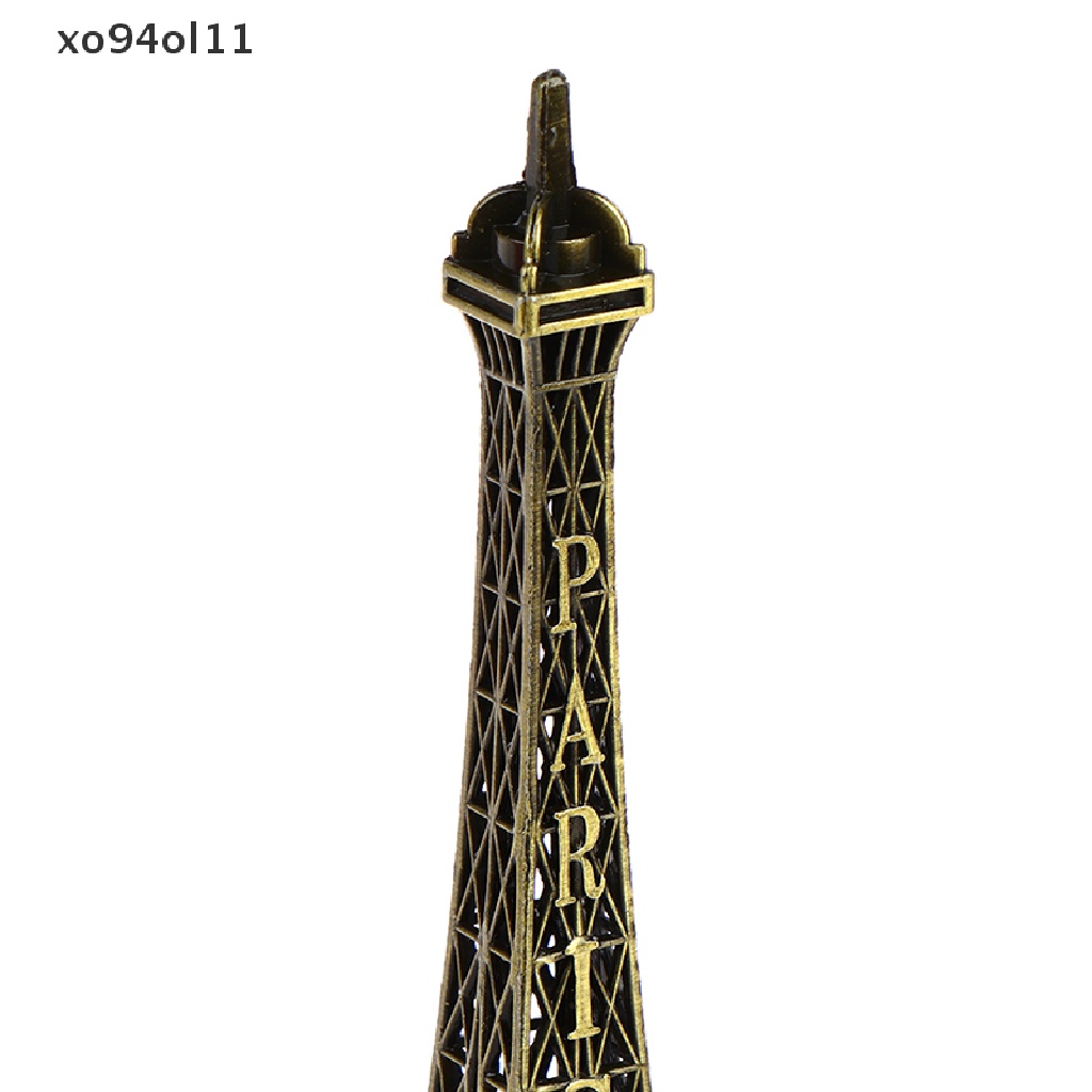 Xo Retro Paris Model Menara Eiffel Meja Rumah Bronze Patung Logam Figurine Decor OL