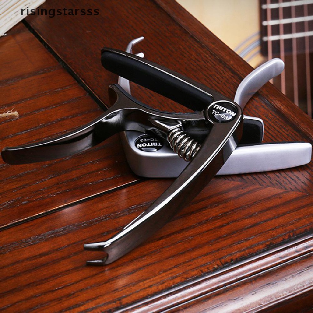 Rsid Span-new Quick Change Grain Clamp Key Capo Spring Untuk Gitar Elektrik Akustik Bass Jelly