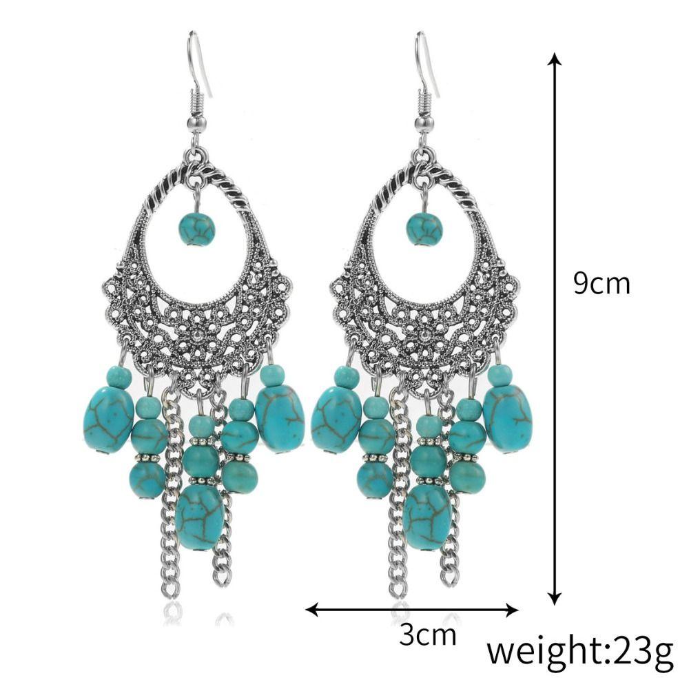 Lily Earrings Set Perhiasan Teardrop Wanita Klip On Hoop Menjuntai Earrings Sets