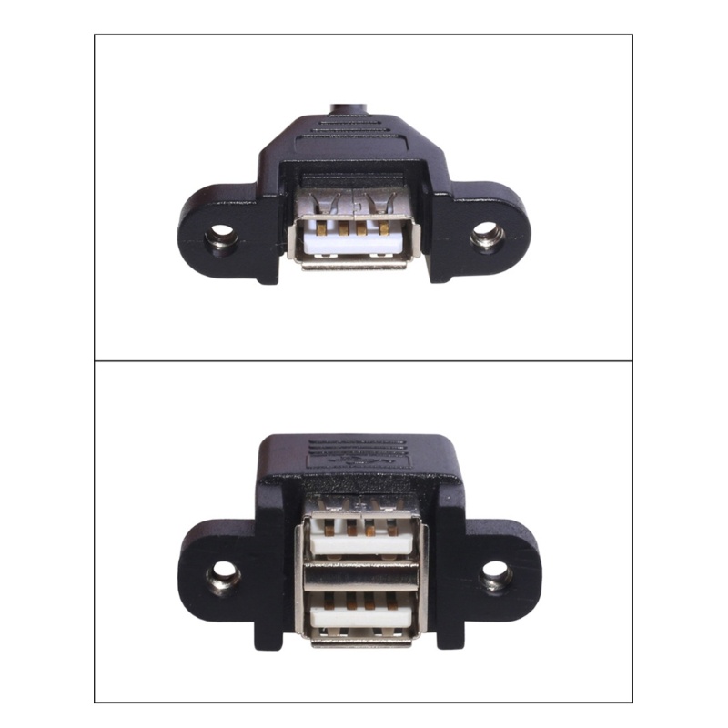 Cre USB Splitter, Kabel Charger USB, USB A 2.0 Male to Dual USB Female Jack Y Splitter Charging Cable Untuk Laptop/Mobil/Data