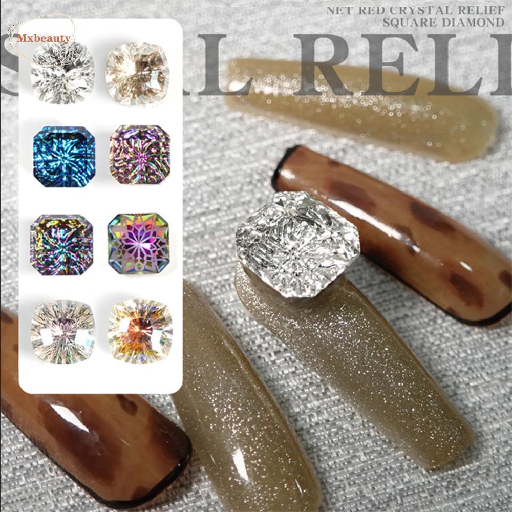 Mxbeauty Berlian Imitasi Kuku 1Pcs Berlian Halus Berkilau Manicure Ornaments