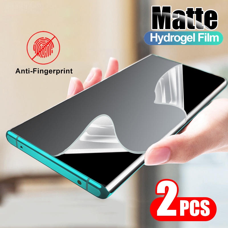 2pcs Film Hidrogel Matte Untuk Vivo X90 X80 X70 X60 X50 Pro Pelindung Layar Untuk Vivo iQOO 11 10 9 8 7 5 Pro Neo 7 6 SE Z1 Z1X Z3 Z5 Z5X Z6 Z6X Z7 Z7X Pelindung Ada Kaca