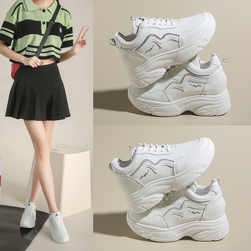 Favorite &quot; FREE BOX&quot; Yuna Sepatu Sneakers Wanita Kasual Fashion Korea Import 9205