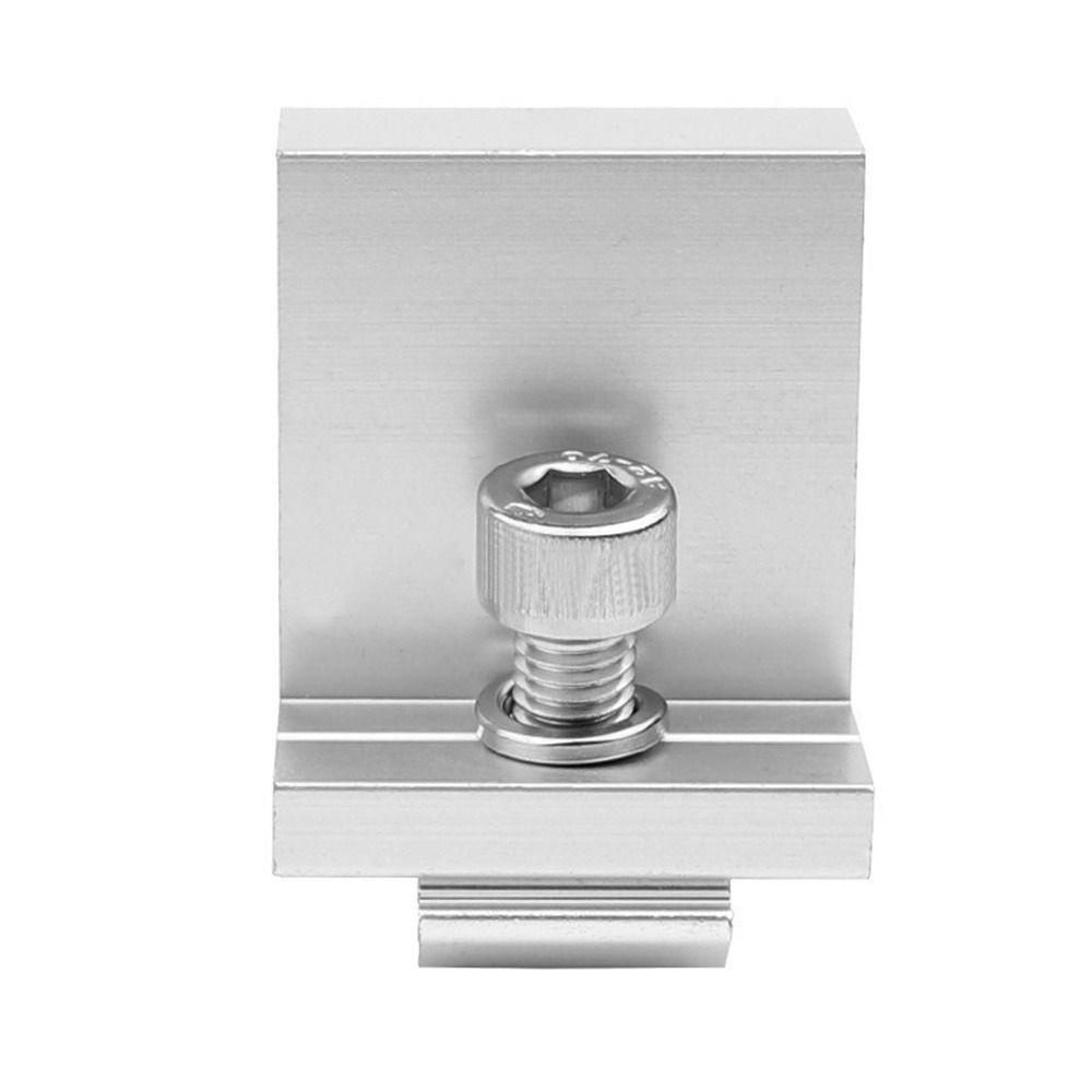 Populer Bracket Rel Solar Panel Portable Atap Memperbaiki Aksesoris Panel Photovoltaic