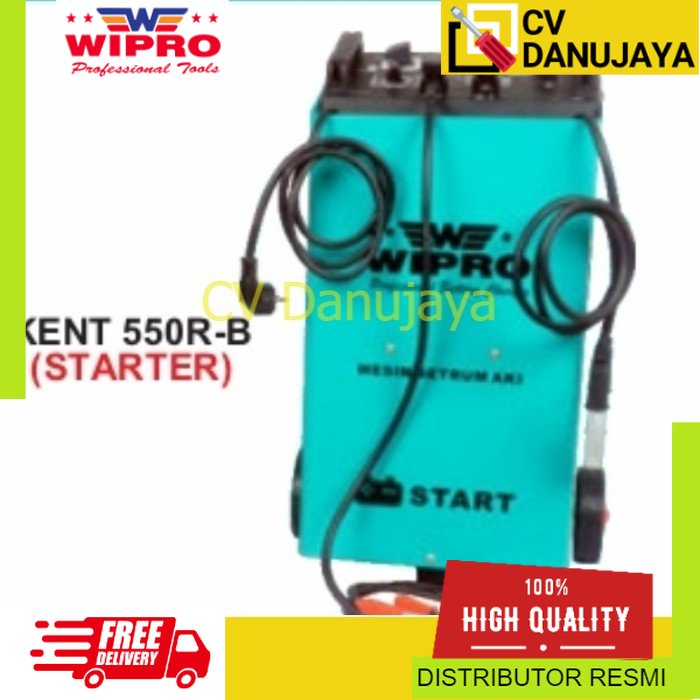 Battery Batrai Ces Aki Charger + Stater Baterai Carger Ces Aki Accu Wipro KENT-550R