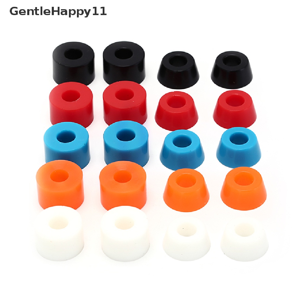 Gentlehappy 4pcs Skateboard PU Cushion Skateboard Roda Shockproof As Bushing Scooter id