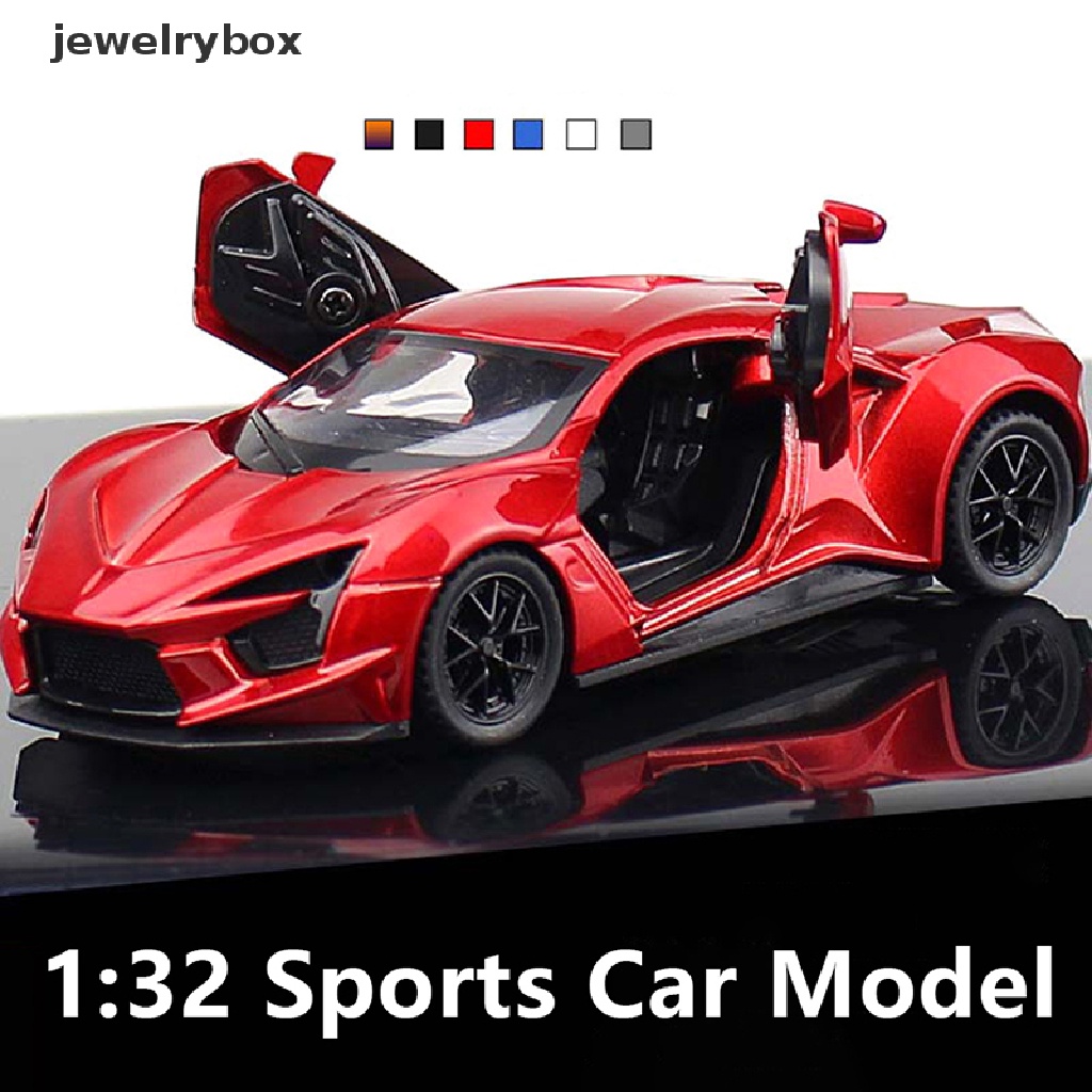 [jewelrybox] 1: 32lykan Hypersport Alloy Sports Model Mobil Diecasts Mainan Logam Butik Simulasi Tinggi