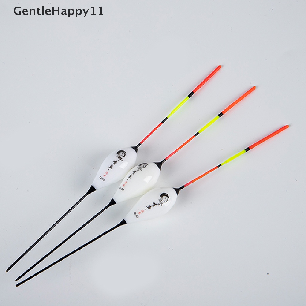 Gentlehappy 3pcs/lot Pelampung Mancing Pelampung Bobber Float Aksesoris Plastik Tackle Pendek id