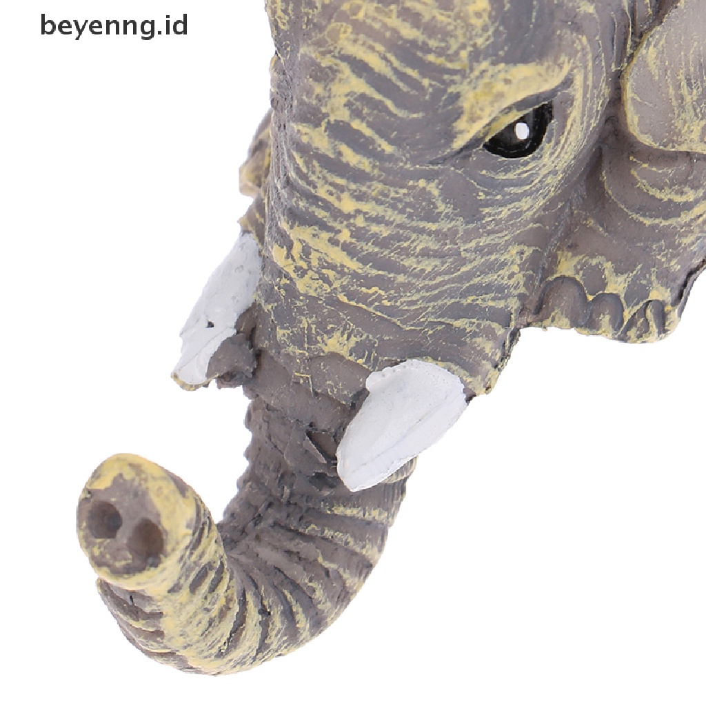 Beyen 3pcs/set Patung Gajah Lucu Gajah Pegang Bayi Resin Kerajinan Hadiah Rumah ID