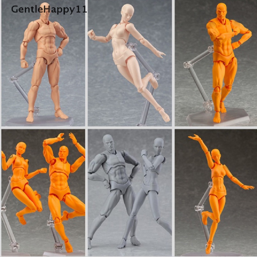 Gentlehappy 1set Gambar Anime Figure Untuk Artis Tubuh Action Figure Model Boneka Mainan Manusia id