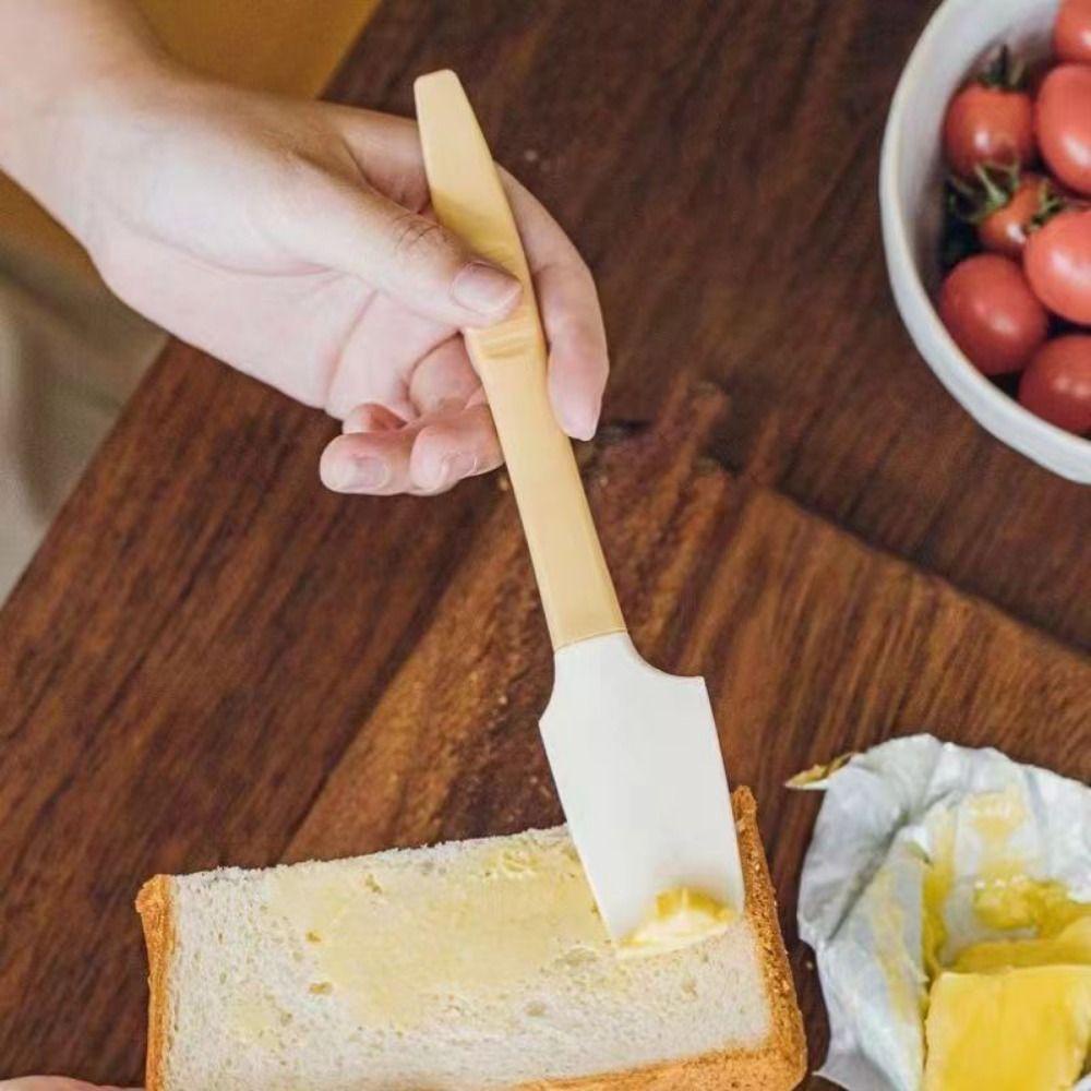 [Elegan] Spatula Dapur Tahan Lama Multifungsi Tahan Panas Rumah Tangga Lembut Anti Lengket Aplikator Selai