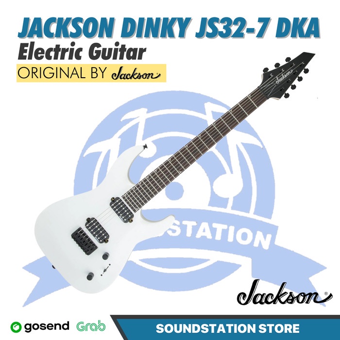 JACKSON DINKY JS32-7 DKA 7 Strings Guitar, Amaranth FB | Gitar Listrik