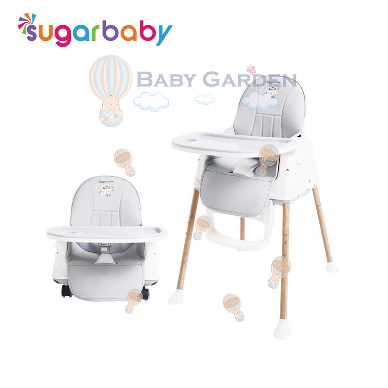 Sugar baby my chair baby booster n high chair kursi makan bayi Sugarbaby -grey