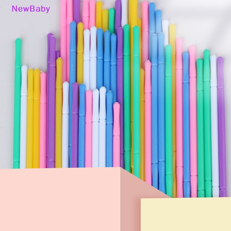 Newbaby 50Pcs Disposable Eyelash Extension Individu Menghapus Bulu Mata Aplikator Brushes ID