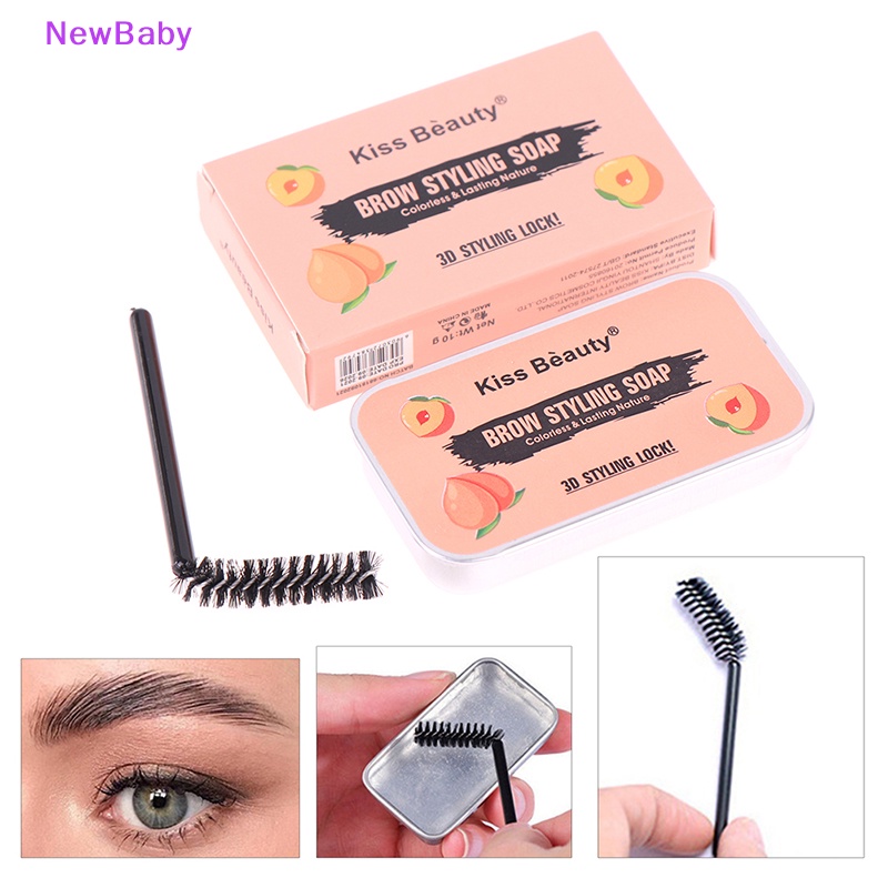 Newbaby Sabun Alis Lilin Gel Brow Styling Long Lasg Makeup Shaping Brush Eye Brow ID