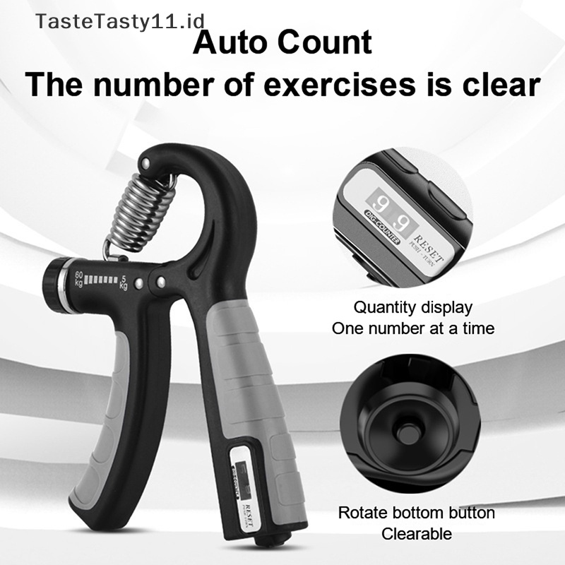 Tastetasty 1Pc Pegangan Tangan Fitness Arm Trainer Kekuatan Busa Wrist Grippers Rehabilitasi.