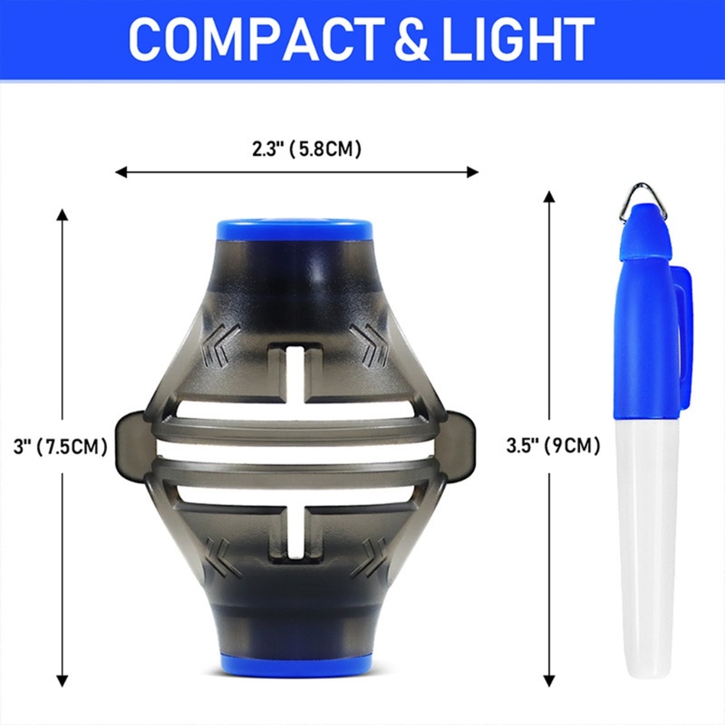 Penanda Garis Golf Matahari Dan Pulpen Set Template Alignment Putting Marking Liner Tool