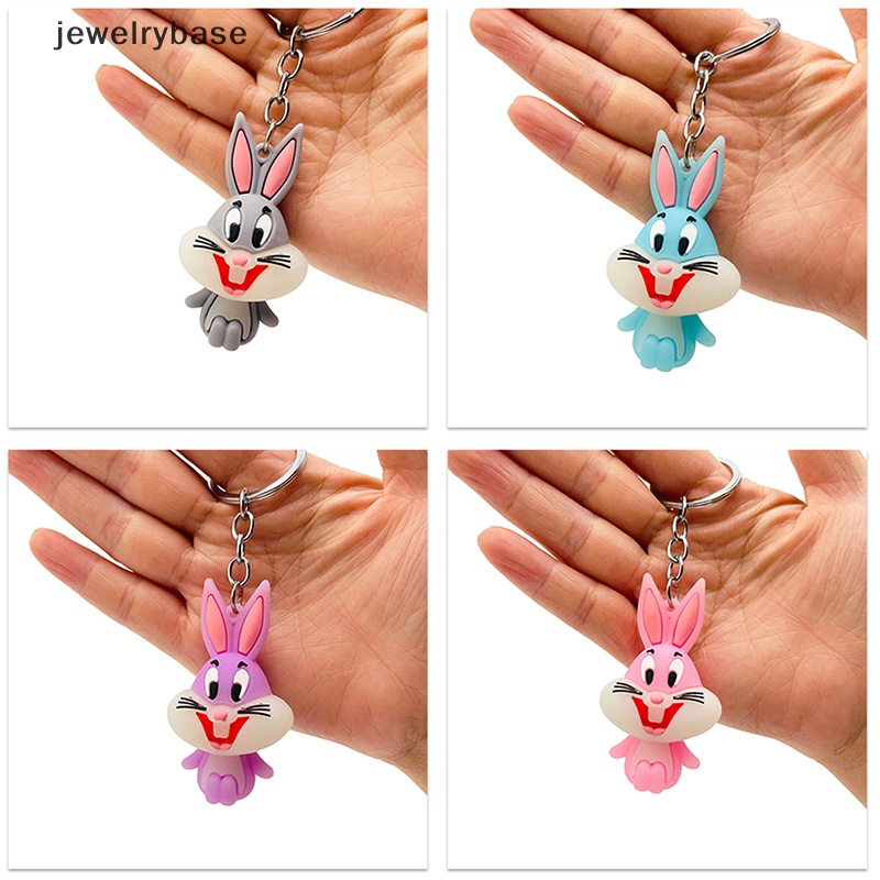 [jewelrybase] 1 Pcs Kreatif Kartun Gantungan Kunci Kelinci Lucu Tas Boneka Gantung Dekorasi Mainan Butik