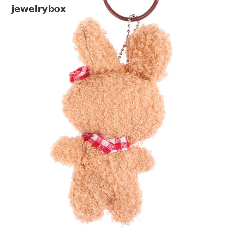 [jewelrybox] 1setcute rabbit plush doll Gantungan Kunci Mobil Liontin Paskah rabbit doll Aksesoris Butik