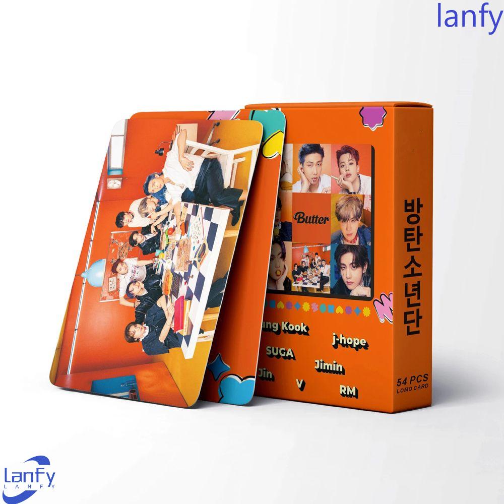 Lanfy Kpop Stray Kids Fan Card 55pcs/set TWICE TXT Bangtang Boys ATEEZ Kartu Lomo