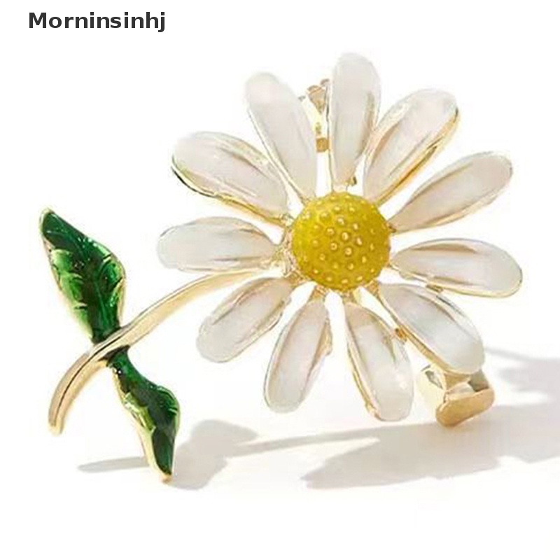 Mornin Enamel Kreatif Daisy Bros Pin Mantel Gadis Paduan Bros Pin Perhiasan Aksesoris Bros Hadiah Liburan Perhiasan id