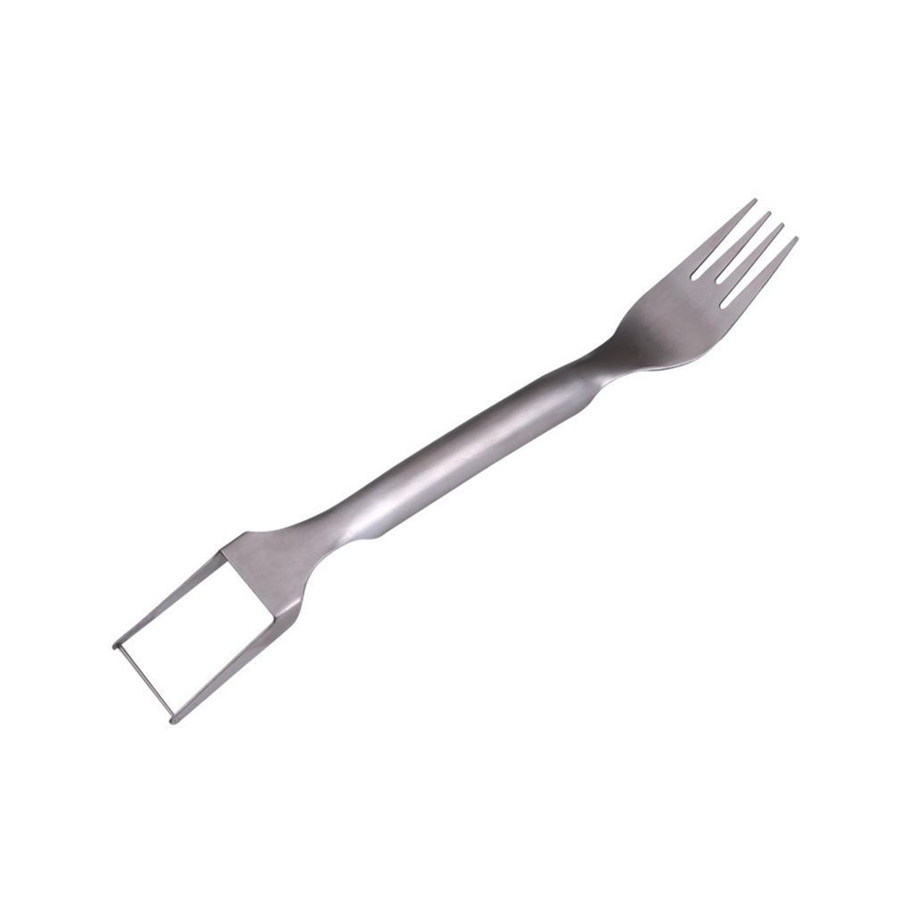 Stainless Steel Watermelon Slicer Portable Pengganti Dual Head Reusable Rumah Dapur Restoran Buah Garpu Aksesoris