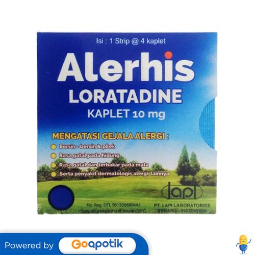 Alerhis 10 Mg Strip 4 Kaplet