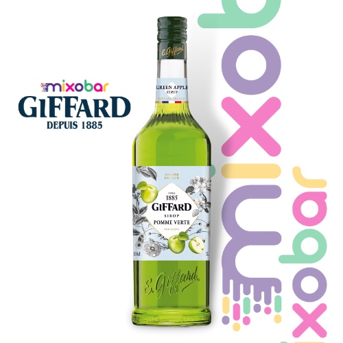 

Giffard Syrup Green Apple 1000ml l Sirup Minuman