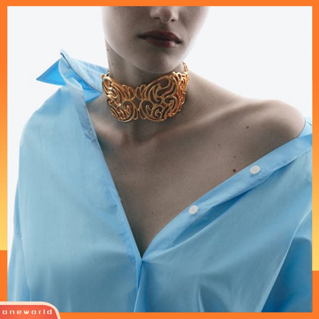 [EONE] Kalung Choker Vintage Hip Hop Shiny Letter MORE Butterfly Dekoratif Hadiah Wanita Rantai Logam Kalung Pendek Retro Perhiasan