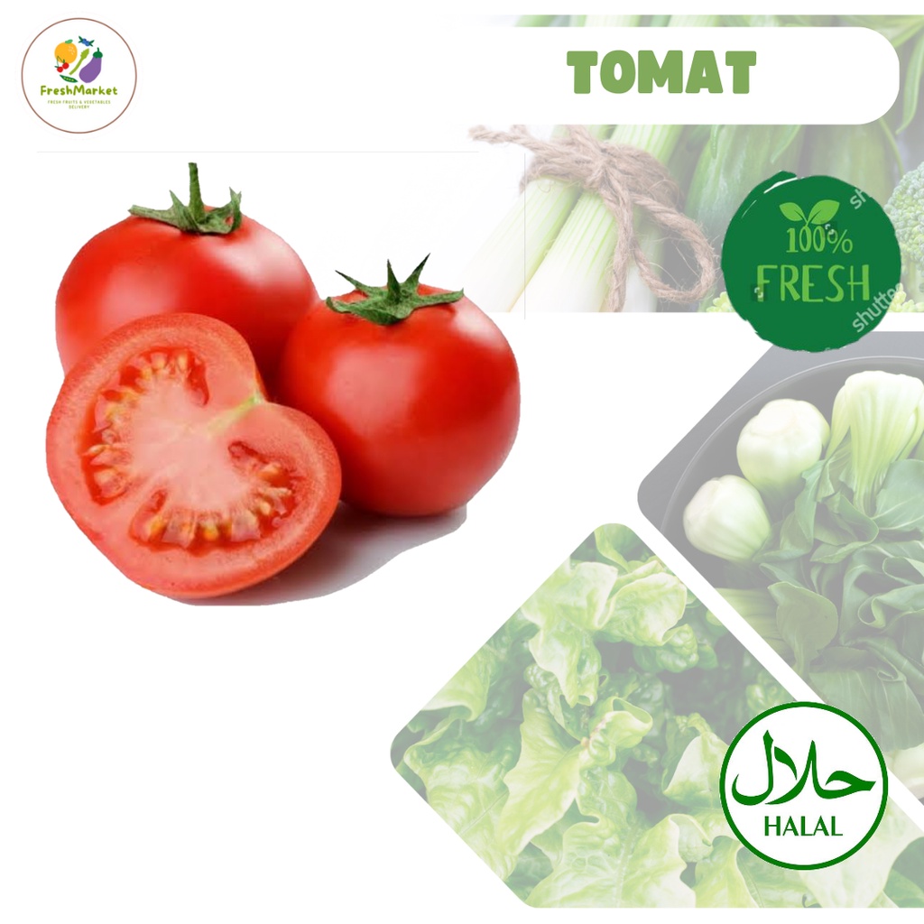 

Tomat Segar Sayur Sayuran 500 Gram Freshmarketlampung