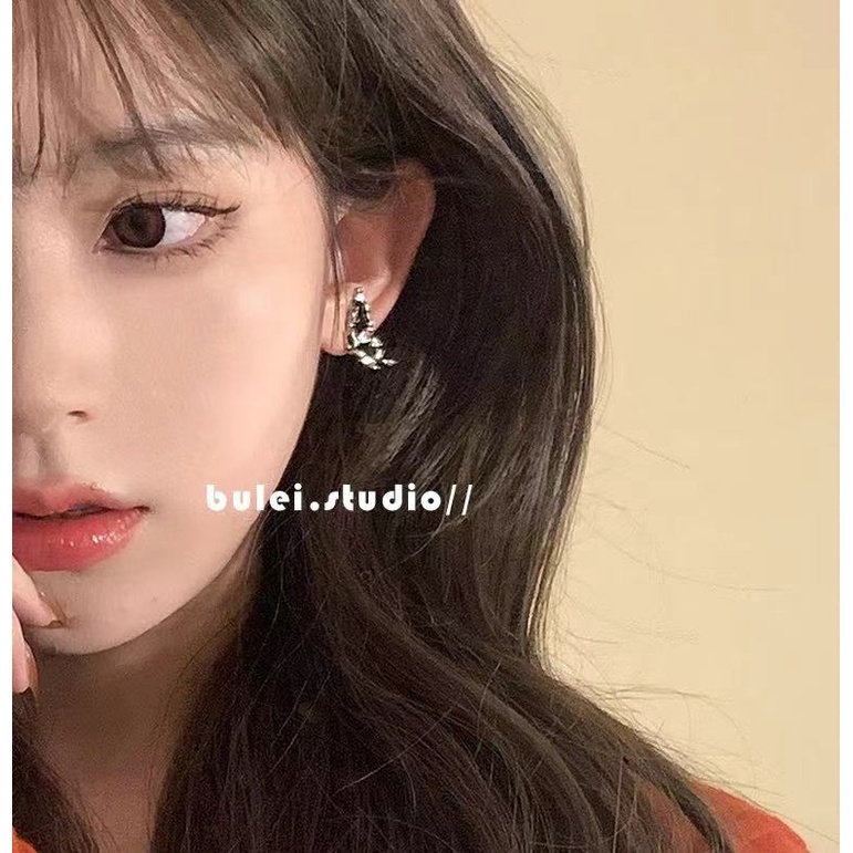 Anting Kupu-Kupu Hitam Anting Anting Angin Manis Keren Anting Pribadi Naik Anting