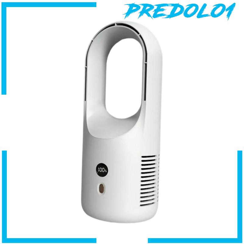 [Predolo1] Personal Air Conditioner Fan LED Display USB Rechargeable Travel Cooling Fan