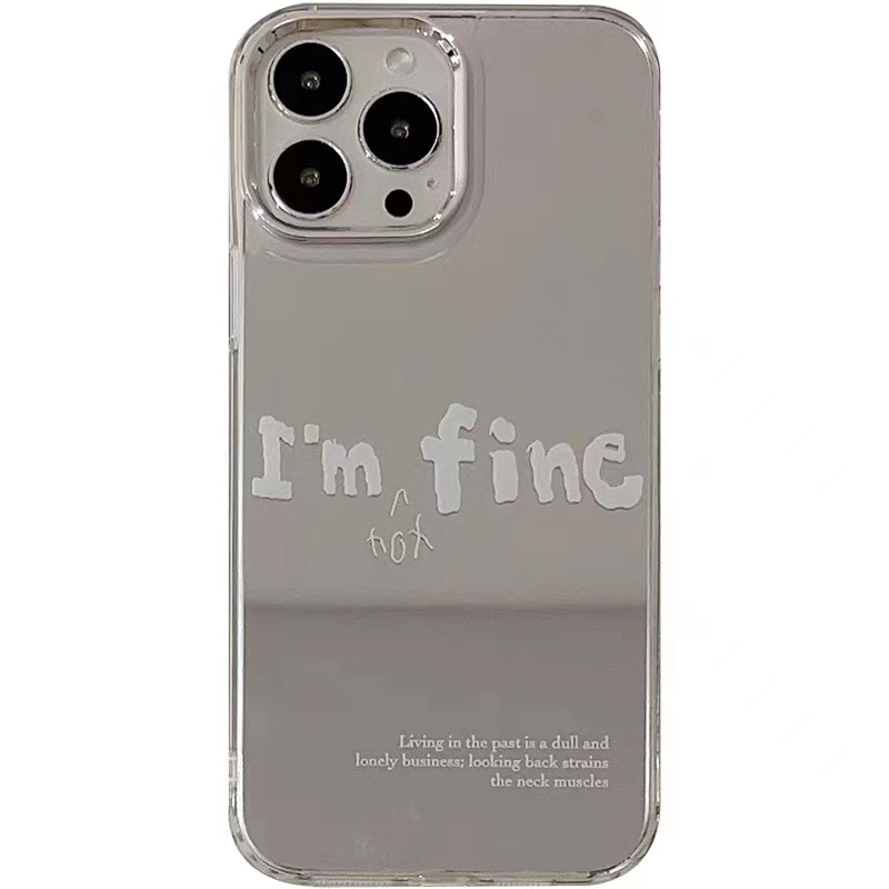 Cocok Untuk Iphone14 Pro Max iPhone Phone Case Cermin Casing Ponsel Kuat Kamera Perlindungan Tahan Guncangan Gaya Sederhana Kompatibel Dengan Iphone13 13pro 13prm iPhone 11 7Plus 8Plus Xr XS 12 Pro Max Casing Ponsel