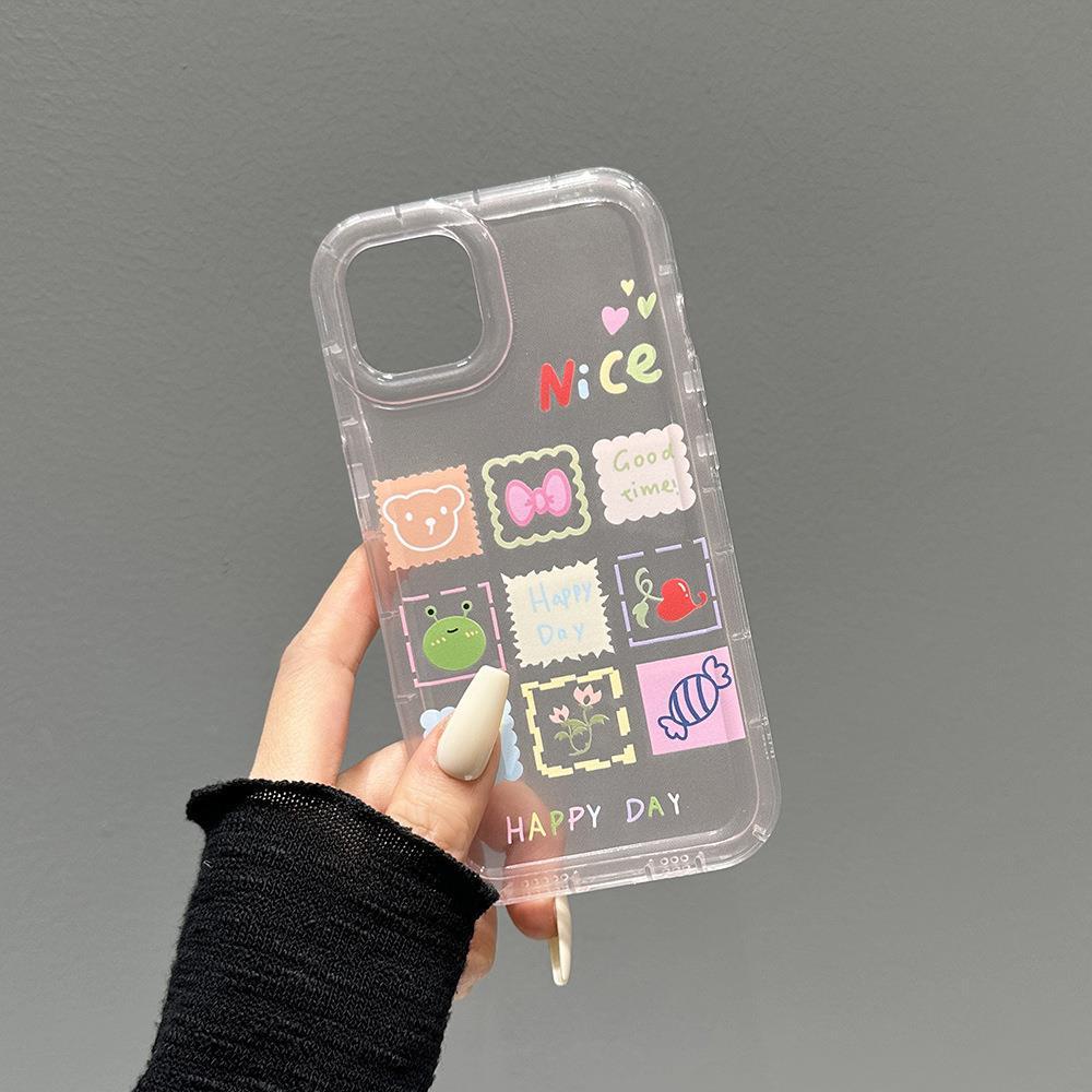 Cocok Untuk Iphone14 Pro Max iPhone Phone Case Airbag Protection Phone Case Kamera Tahan Guncangan Kompatibel Dengan Iphone13 13prm iPhone 11 7Plus 8Plus Xr XS 12 Pro Max 12mini 13mini Phone Case