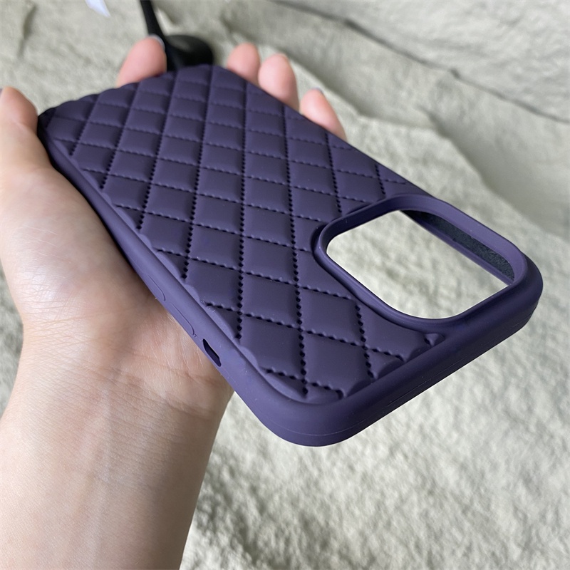 Cairan Silikon Casing Berlian Untuk Iphone14 13 12 11 Pro X XS MAX 14Plus XR Anti-Soft Case