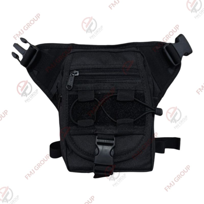 Tas Selempang pinggang / Tas Paha Waist Bag Pinggang Hitam