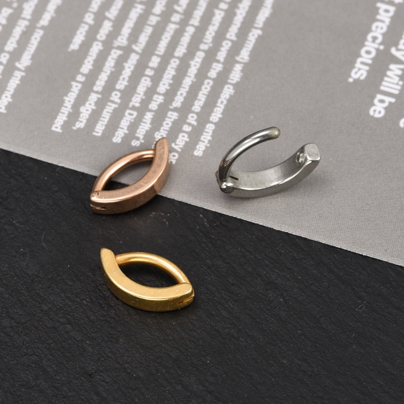 Wanita Fashion Stainless Steel Glossy Piercing Perut Kancing Cincin Kepribadian Logam Hypoallergenic Pusar Tombol Rings Aksesoris Perhiasan Tubuh