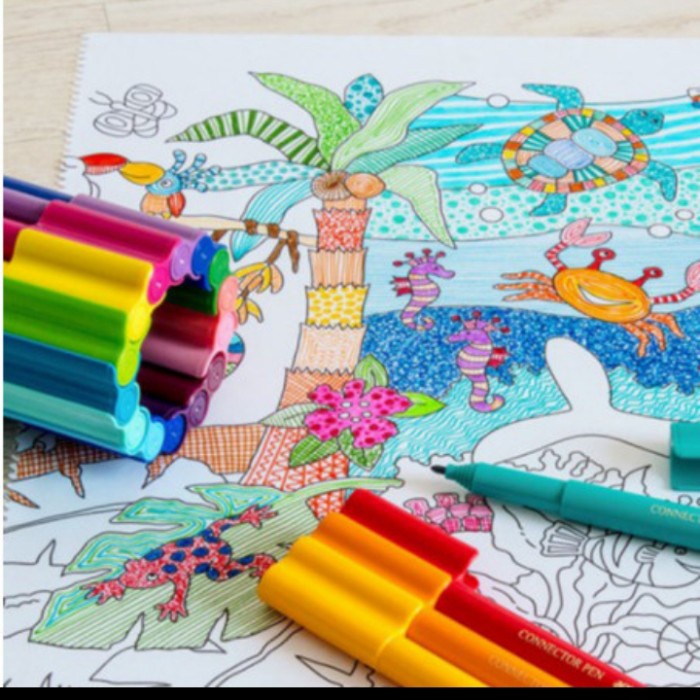 

Faber-Castell Connector Pen 50 colour / spidol warna